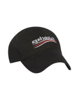 Balenciaga Cap Campaign Logo Black-AL Capone Premium