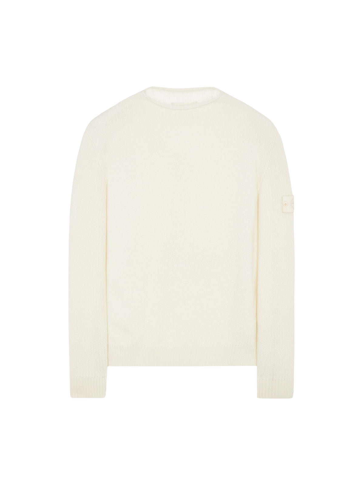 Stone Island Sweater Sleeve Logo Cream-AL Capone Premium