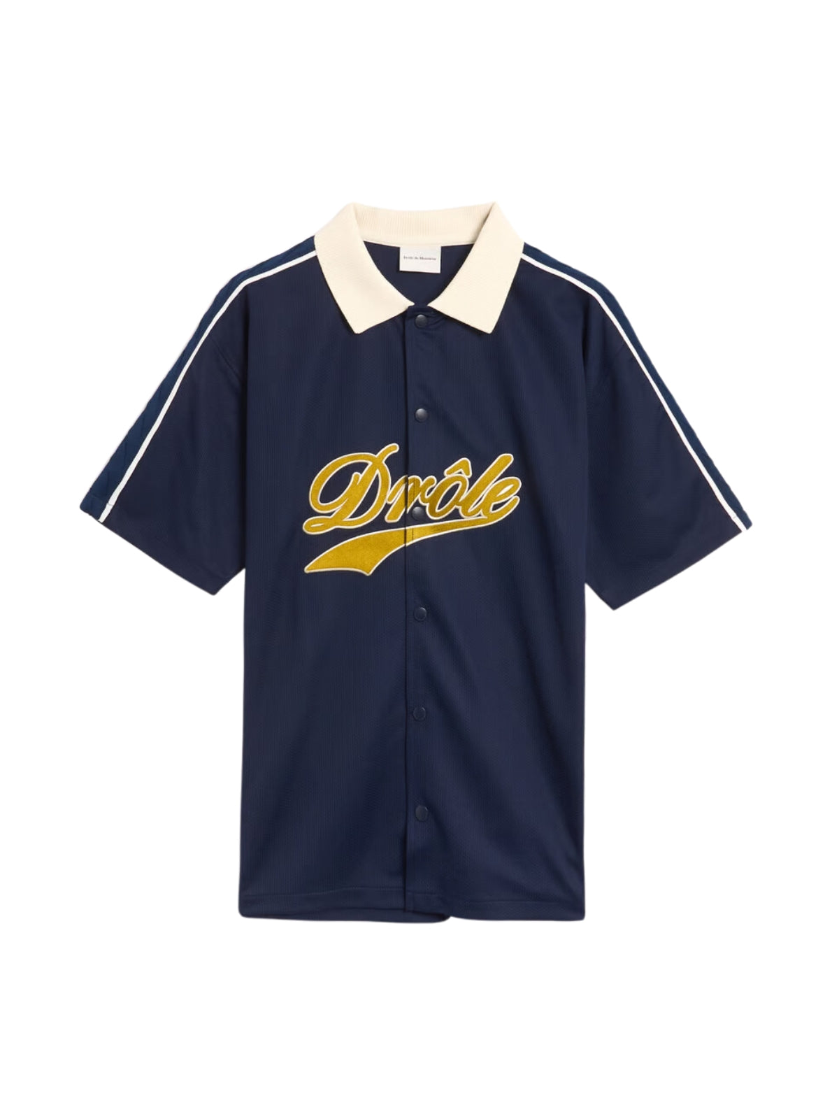 Drole De Monsieur Shirt Mesh Navy-AL Capone Premium