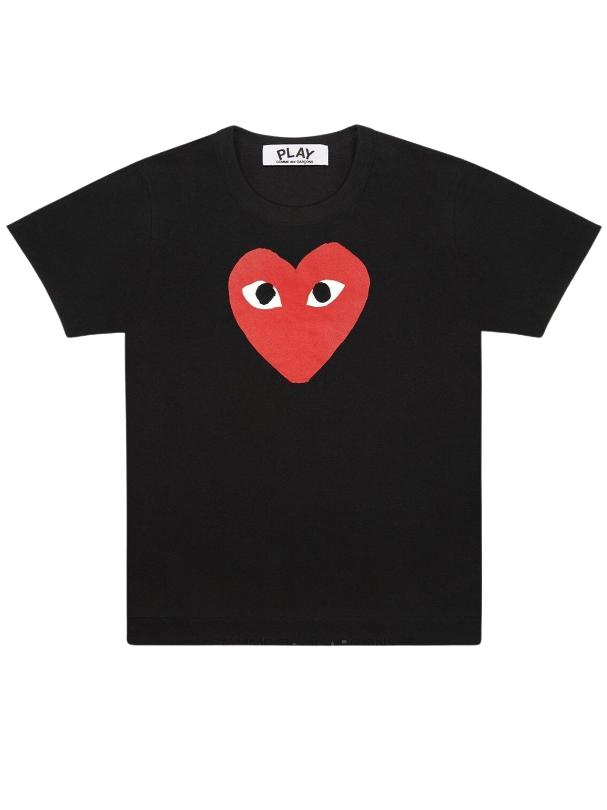 Comme Des Garcons T Shirt Heart Black