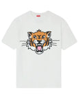 Kenzo T-Shirt Tiger Face White