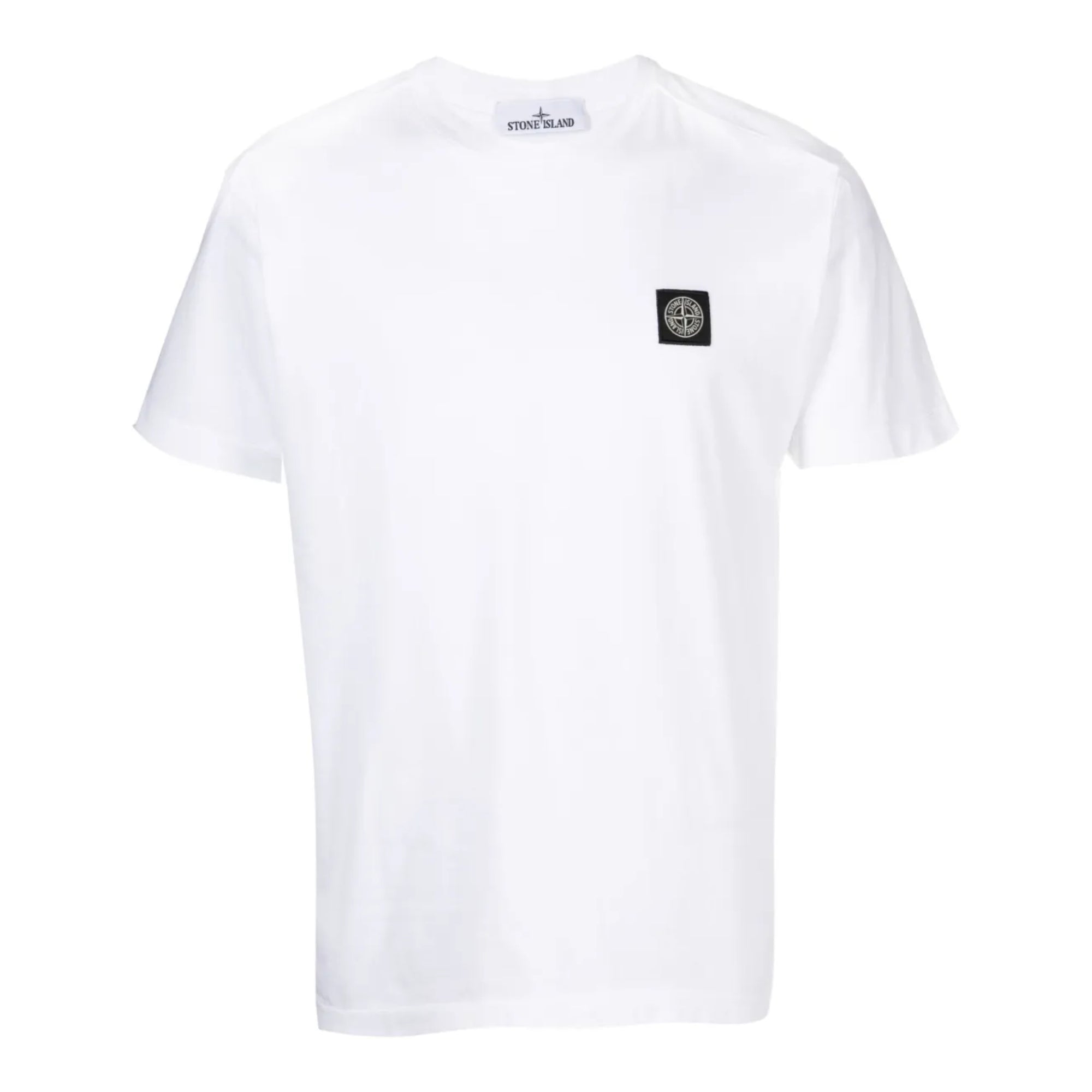 Stone Island T-Shirt Logo White-AL Capone Premium