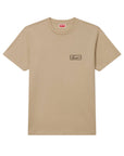 Kenzo T-Shirt Signature Logo Beige
