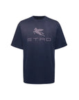 Etro T-Shirt Bold Logo Navy-AL Capone Premium