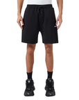 Msgm Shorts Elasticated Black-White