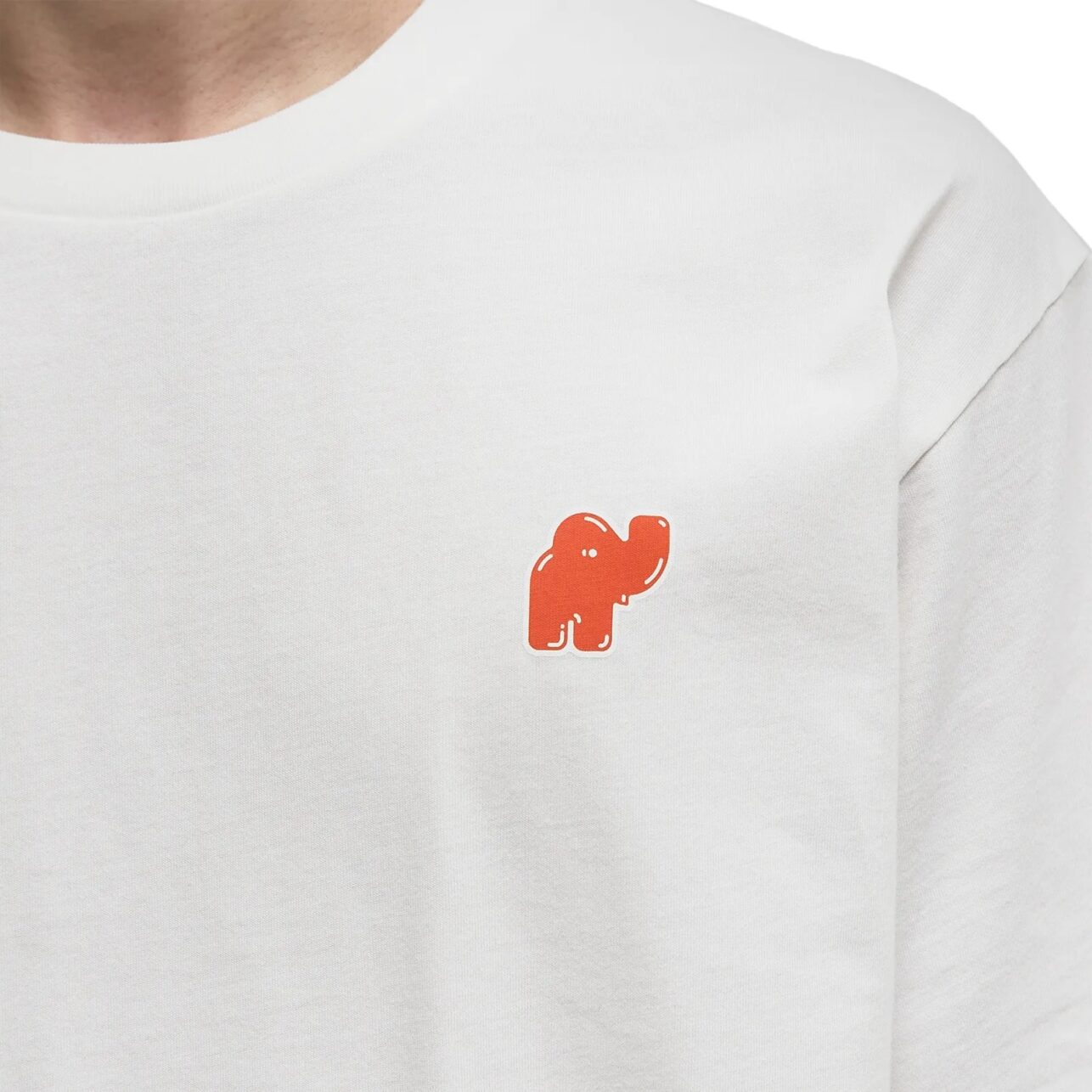 Kenzo T-Shirt Elephant Logo Off White-AL Capone Premium