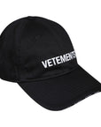 Vetements Cap Logo Black