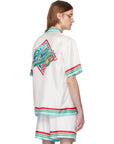 Casablanca Shirt Casa Way World Series White-Lue-Red-AL Capone Premium