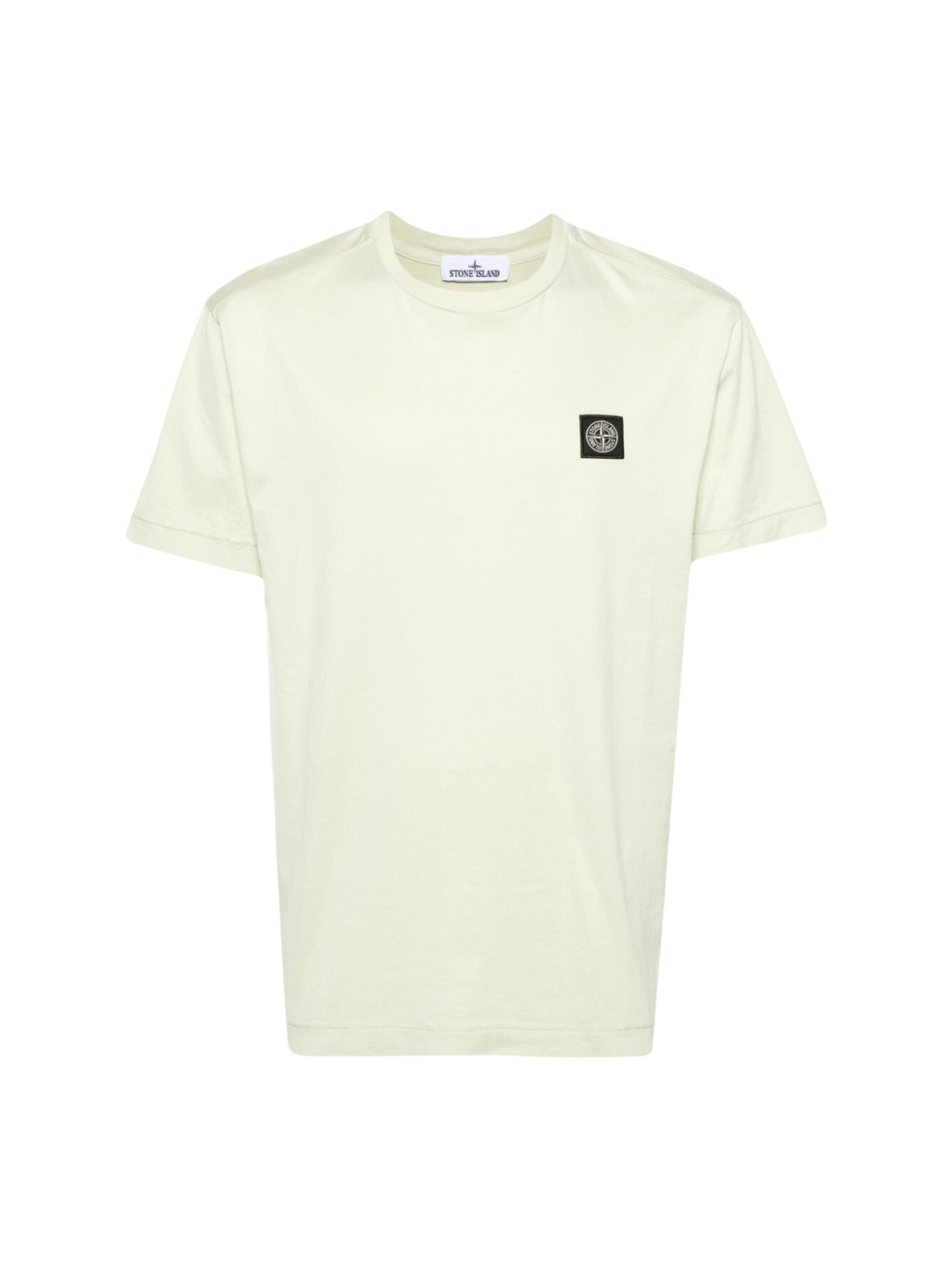 Stone Island T-Shirt Logo Cream-AL Capone Premium