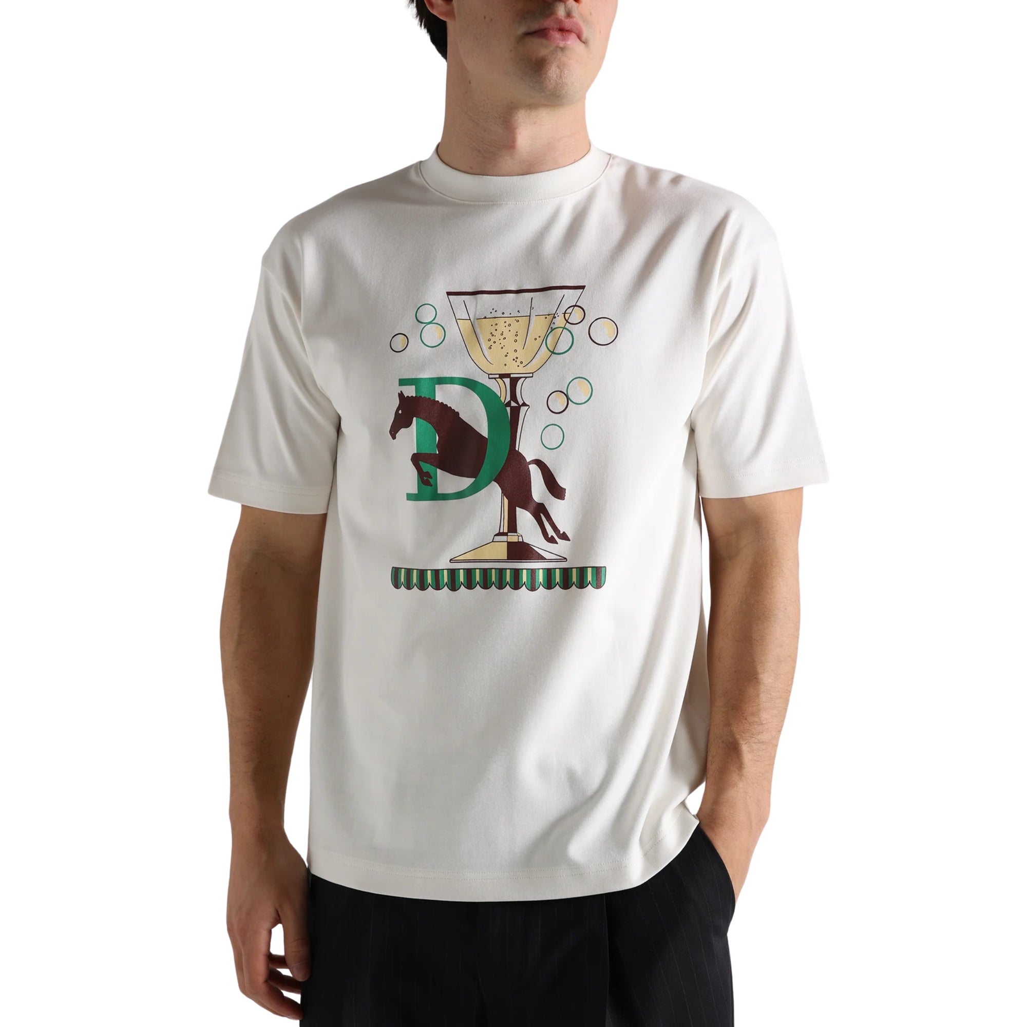 Drole De Monsieur T-Shirt Club House Off-White-AL Capone Premium