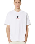 Aape T-Shirt Moonface Logo White-AL Capone Premium