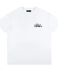 Purple T-Shirt Multi Logo White-AL Capone Premium
