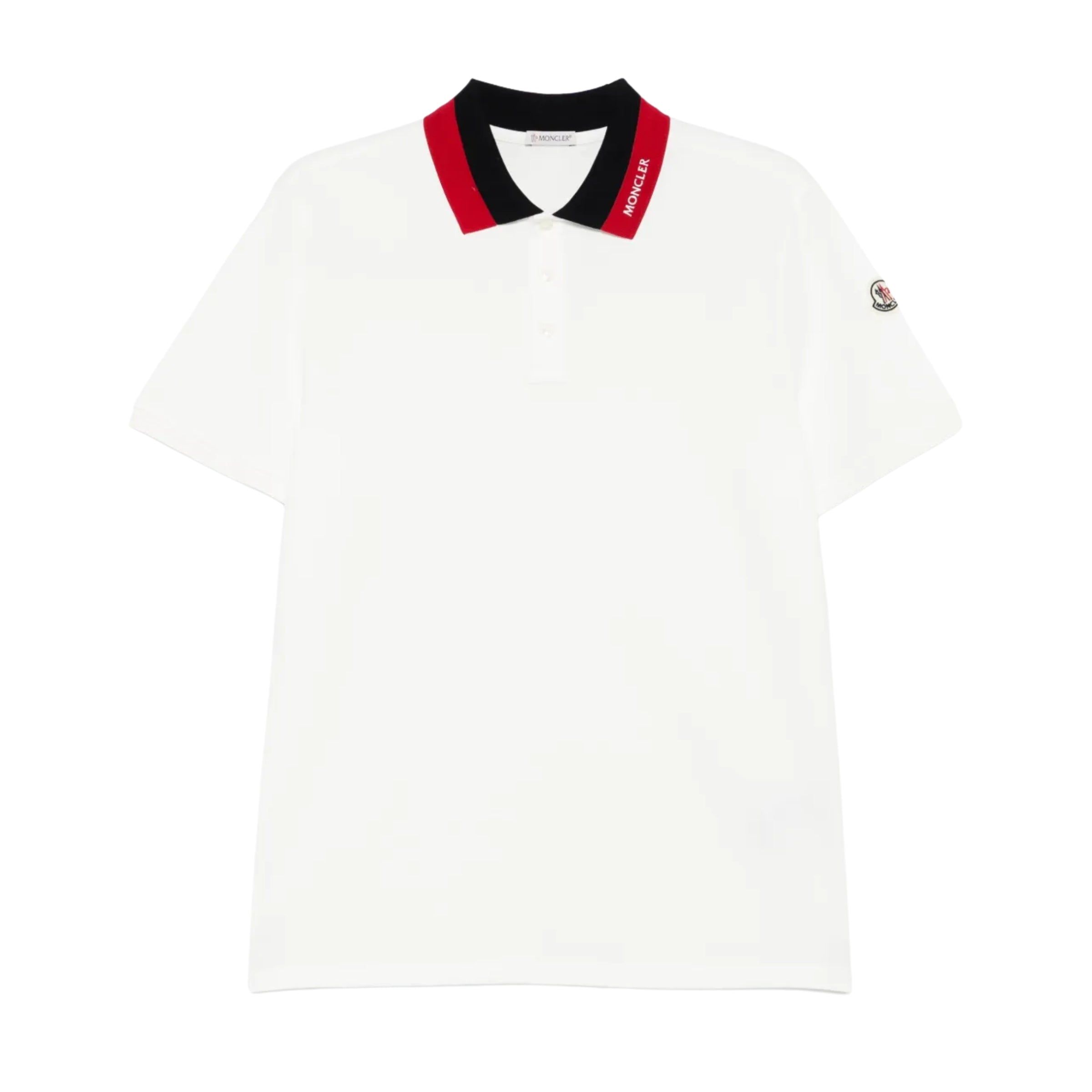 Moncler Golfer Striped Collar White-Red-Black – AL Capone Premium