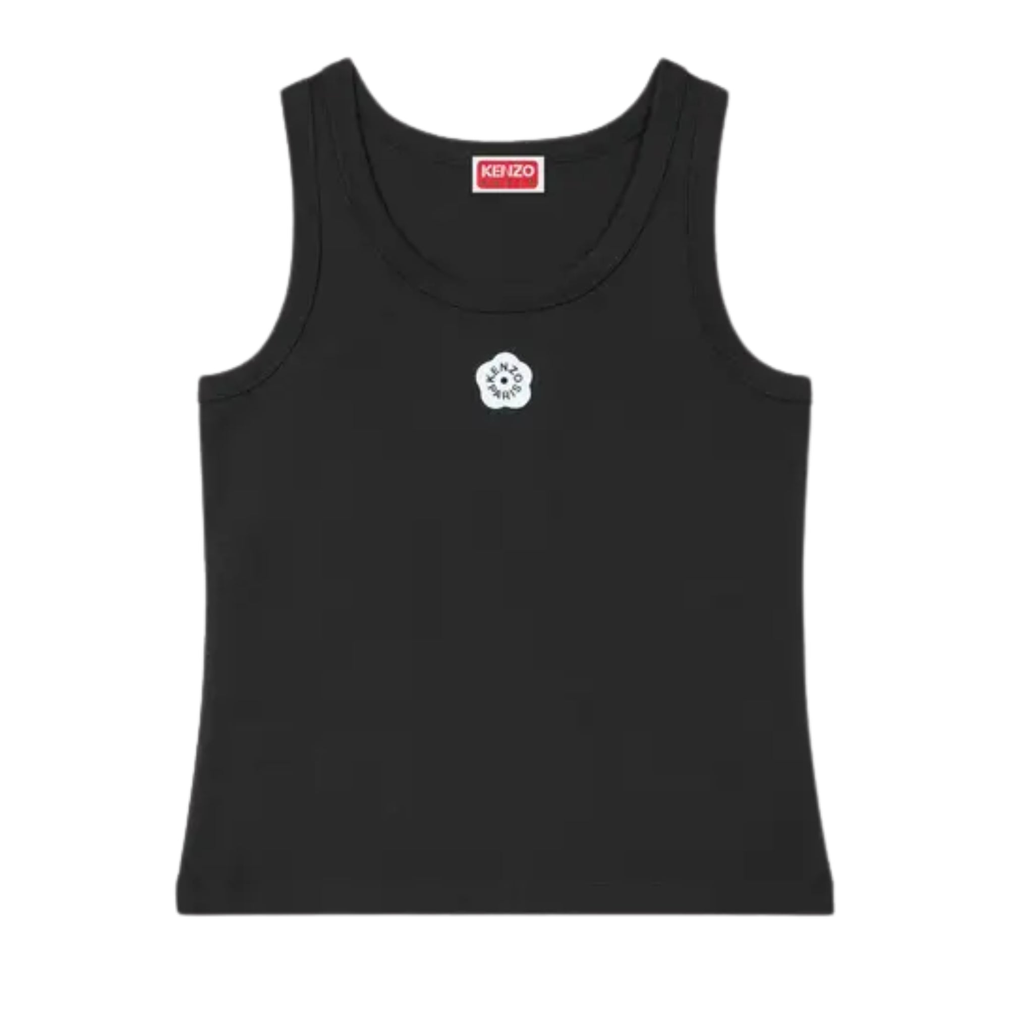 Kenzo Crew Ladies Boke Flower Tank Black-AL Capone Premium