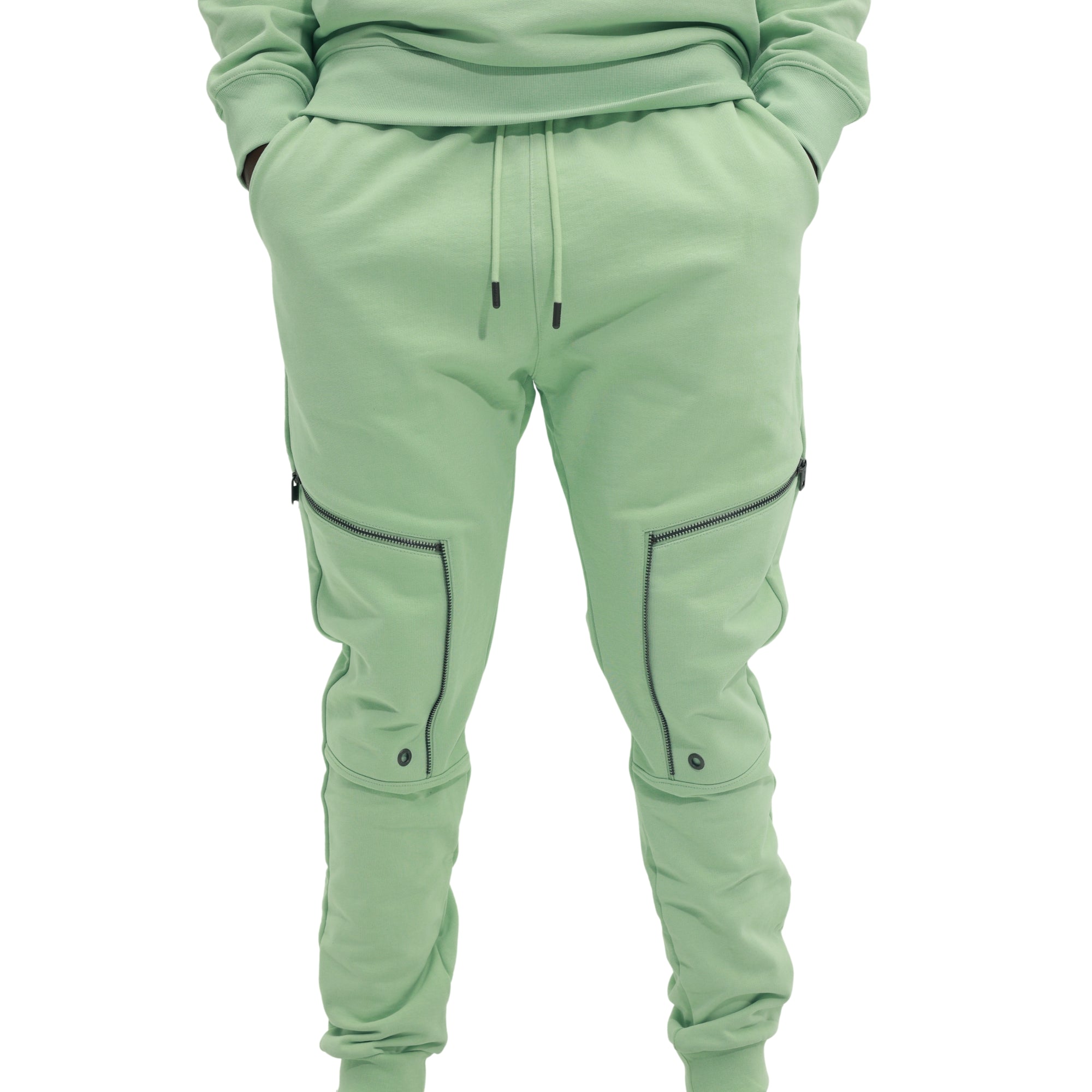 Capone Sweatpants Zipped Mint-AL Capone Premium