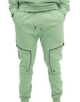 Capone Sweatpants Zipped Mint-AL Capone Premium