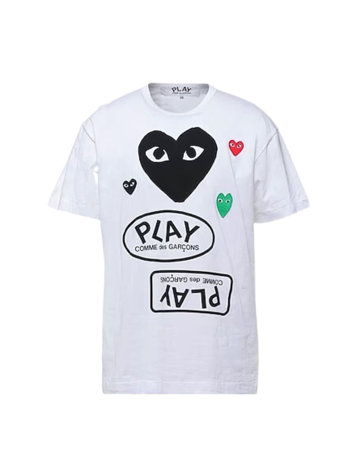 Cdg heart tee best sale