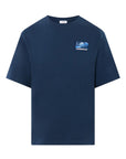 Casablanca T-Shirt Greek Temple Patch Navy-AL Capone Premium