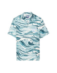 Maison Kitsune Shirt X Vilebrequin Charli Storm Blue