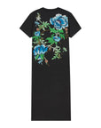 Kenzo Dress Flowers Black-AL Capone Premium