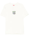 Kenzo T-Shirt Elephant Logo Off White