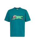 Ice-Cream T-Shirt Running Dog Teal