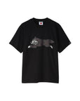 Ice-Cream T-Shirt Running Dog Black