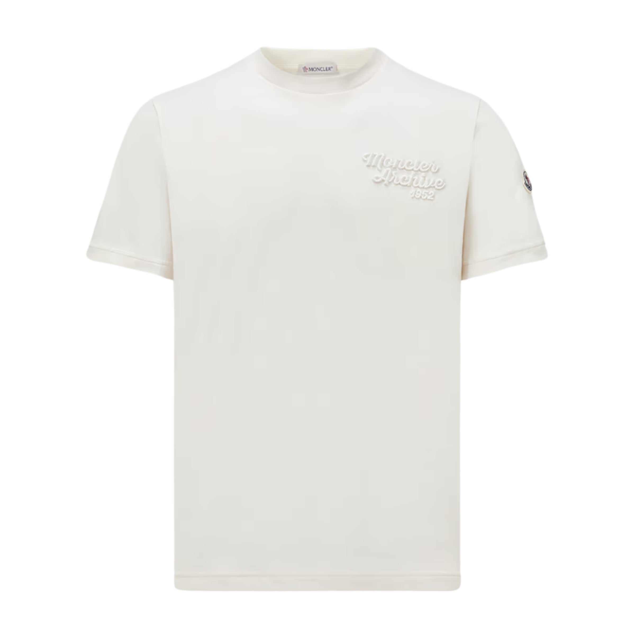 Moncler T-Shirt Signature Logo White – AL Capone Premium