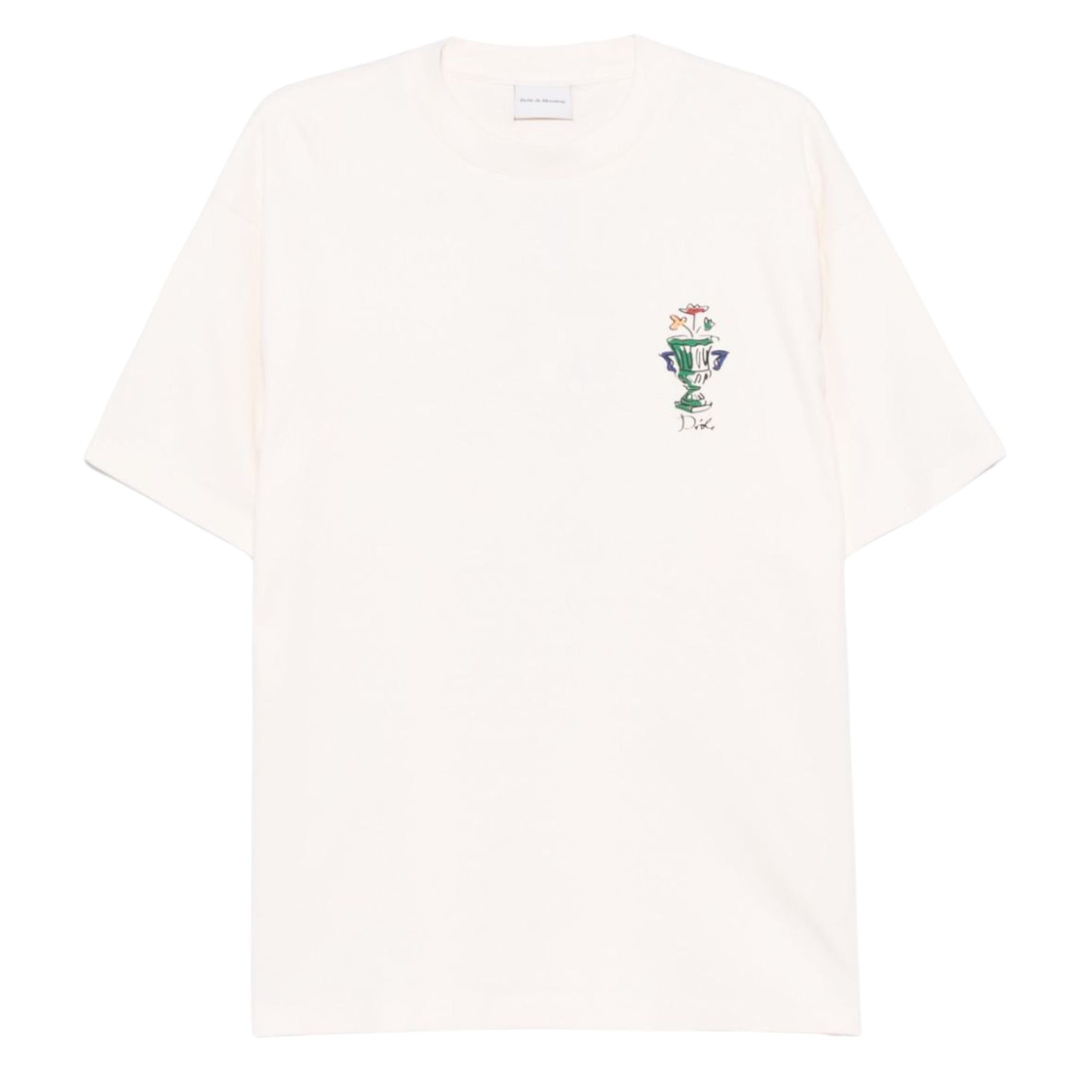 Drole De Monsieur T-Shirt Vase Cream-AL Capone Premium