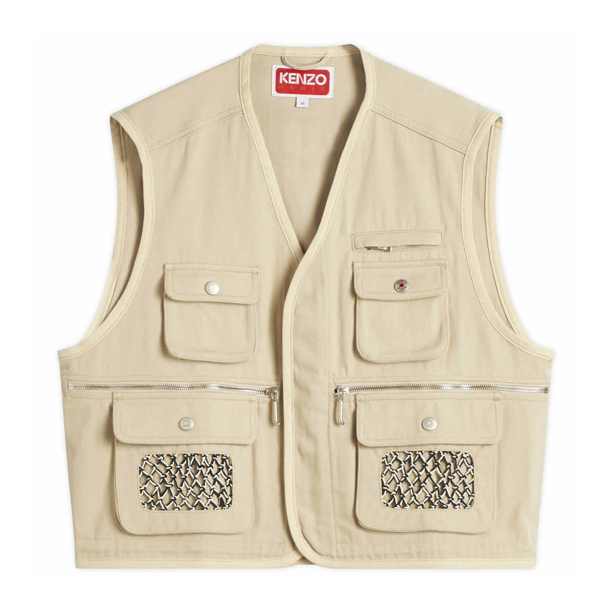 Kenzo Jacket Bomber Sleevless Beige-AL Capone Premium