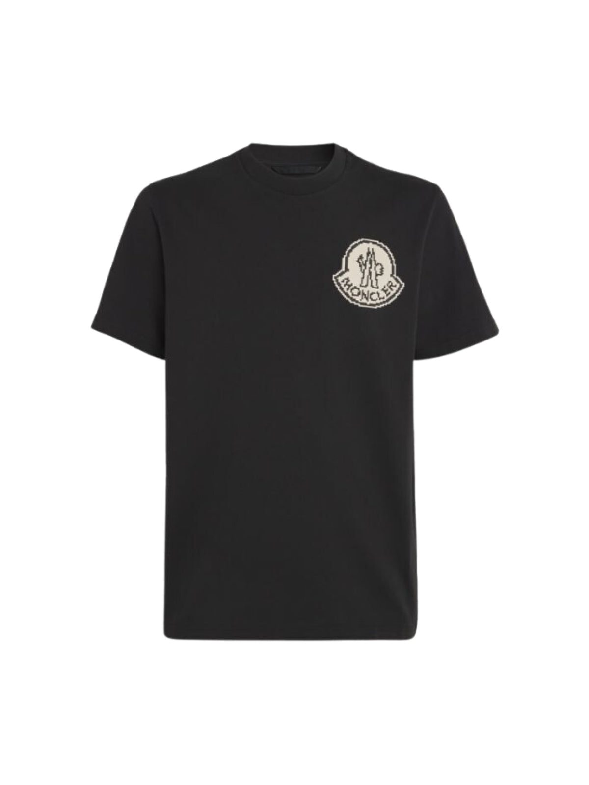 Moncler T-Shirt Patch Logo White-Black – AL Capone Premium