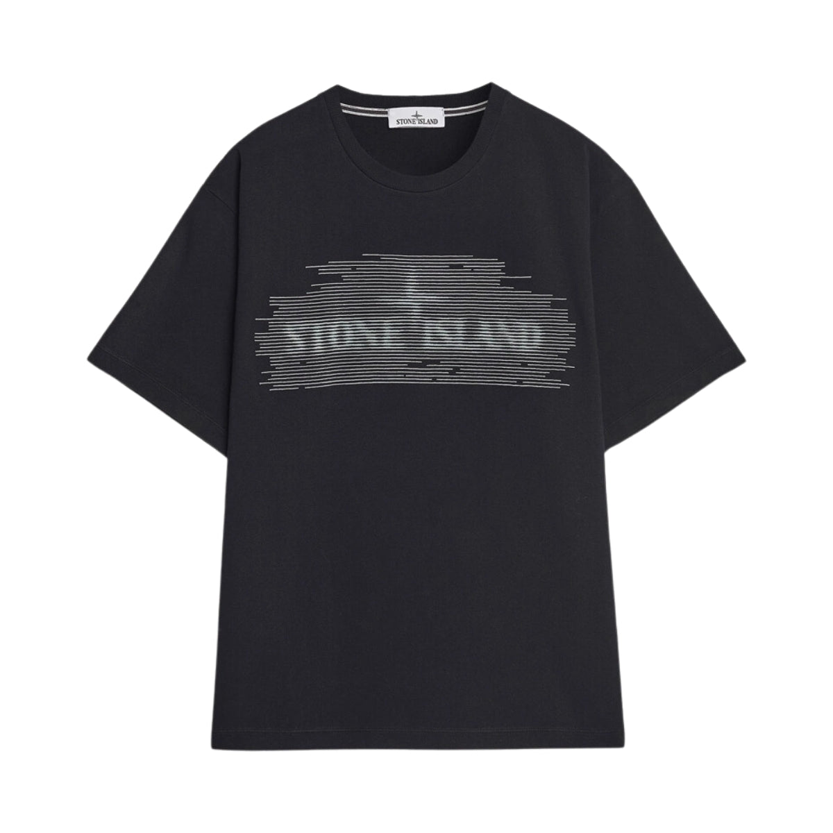 Stone Island T-Shirt Logo Black-AL Capone Premium