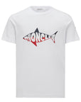 Moncler T-Shirt Shark Logo White-AL Capone Premium