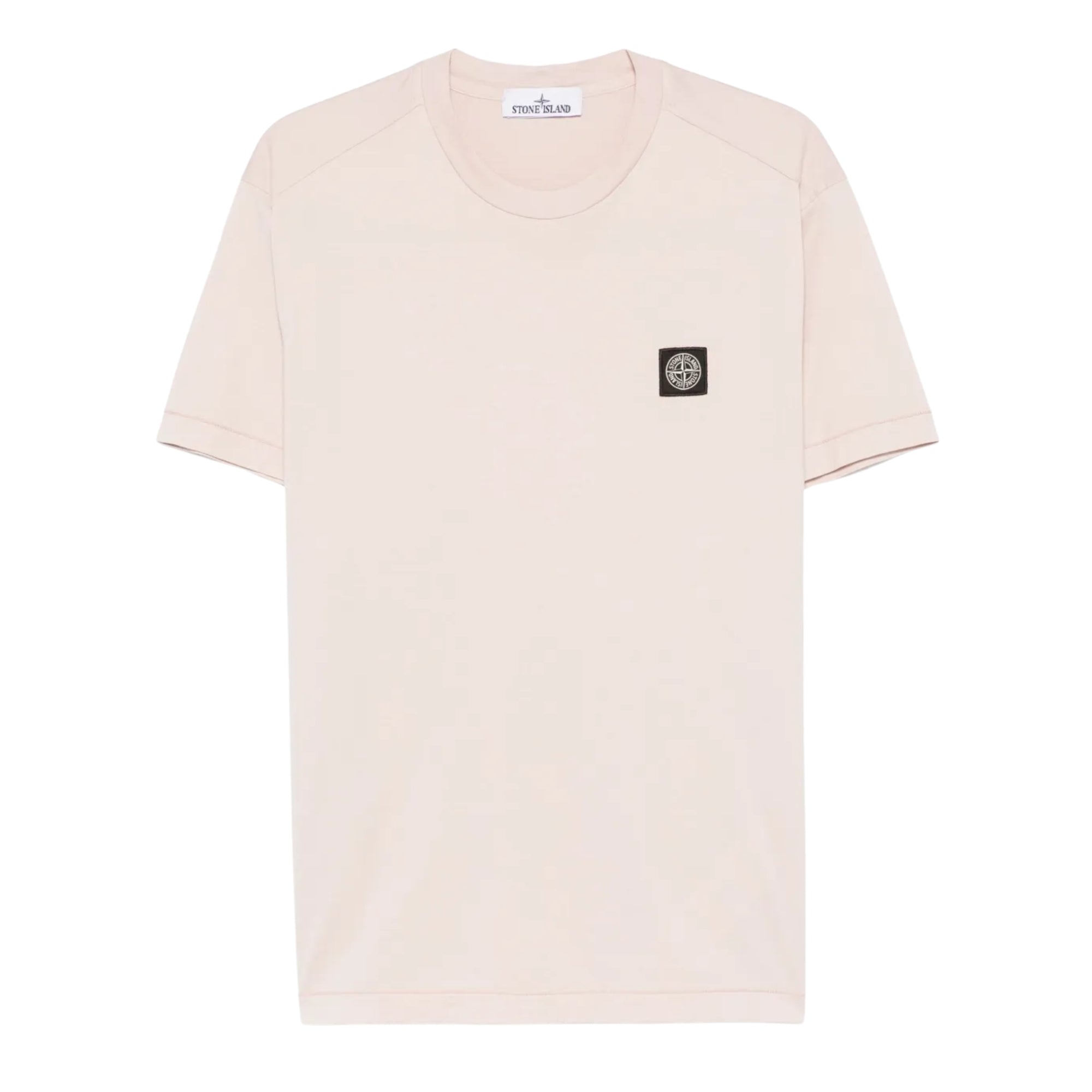 Stone Island T-Shirt Logo Cream-AL Capone Premium