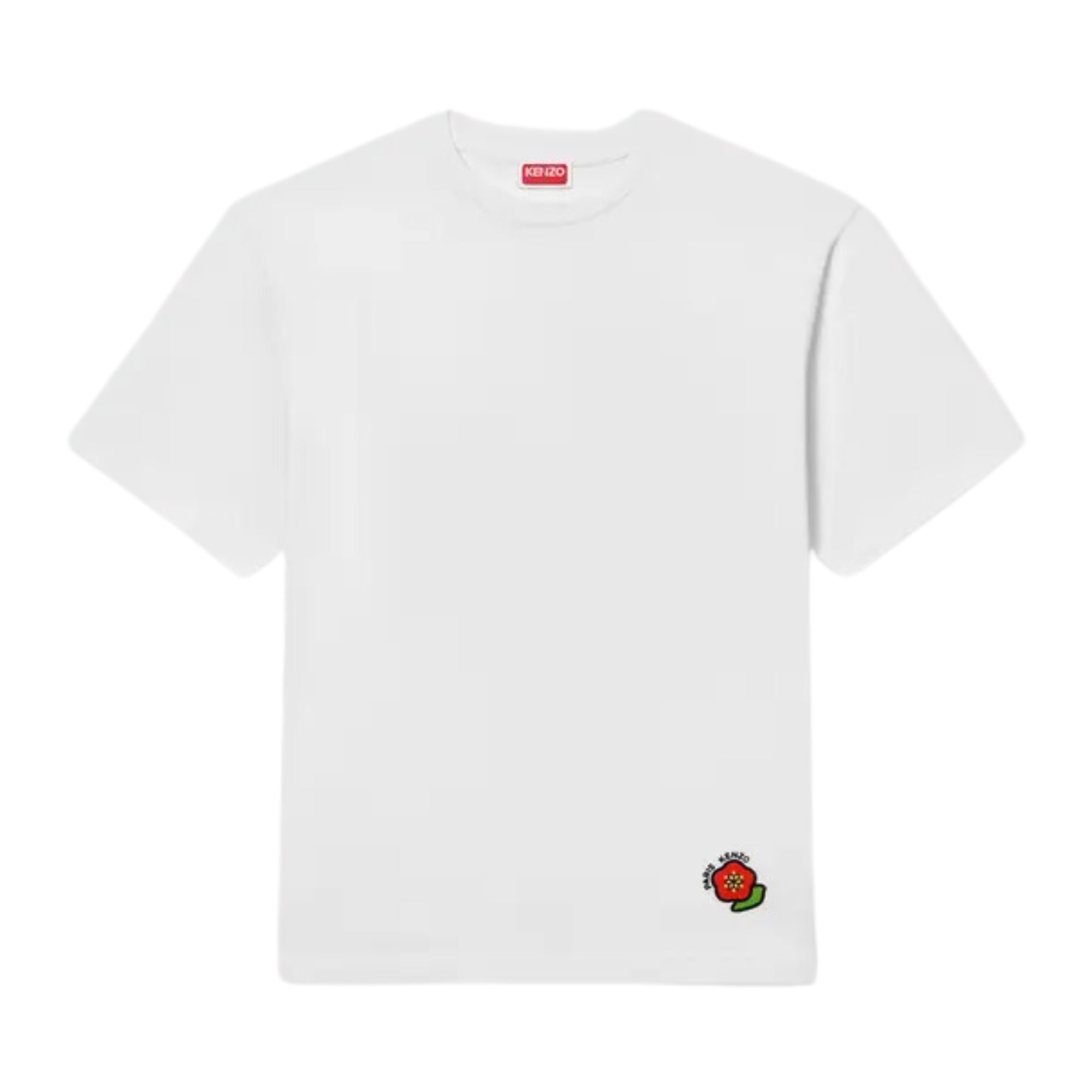Kenzo T-Shirt Corner Flower White-AL Capone Premium