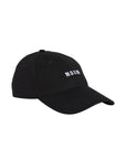 Msgm Cap Logo Black