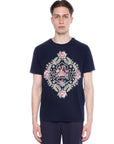 Etro T-Shirt Roma Graphic Print Navy-AL Capone Premium