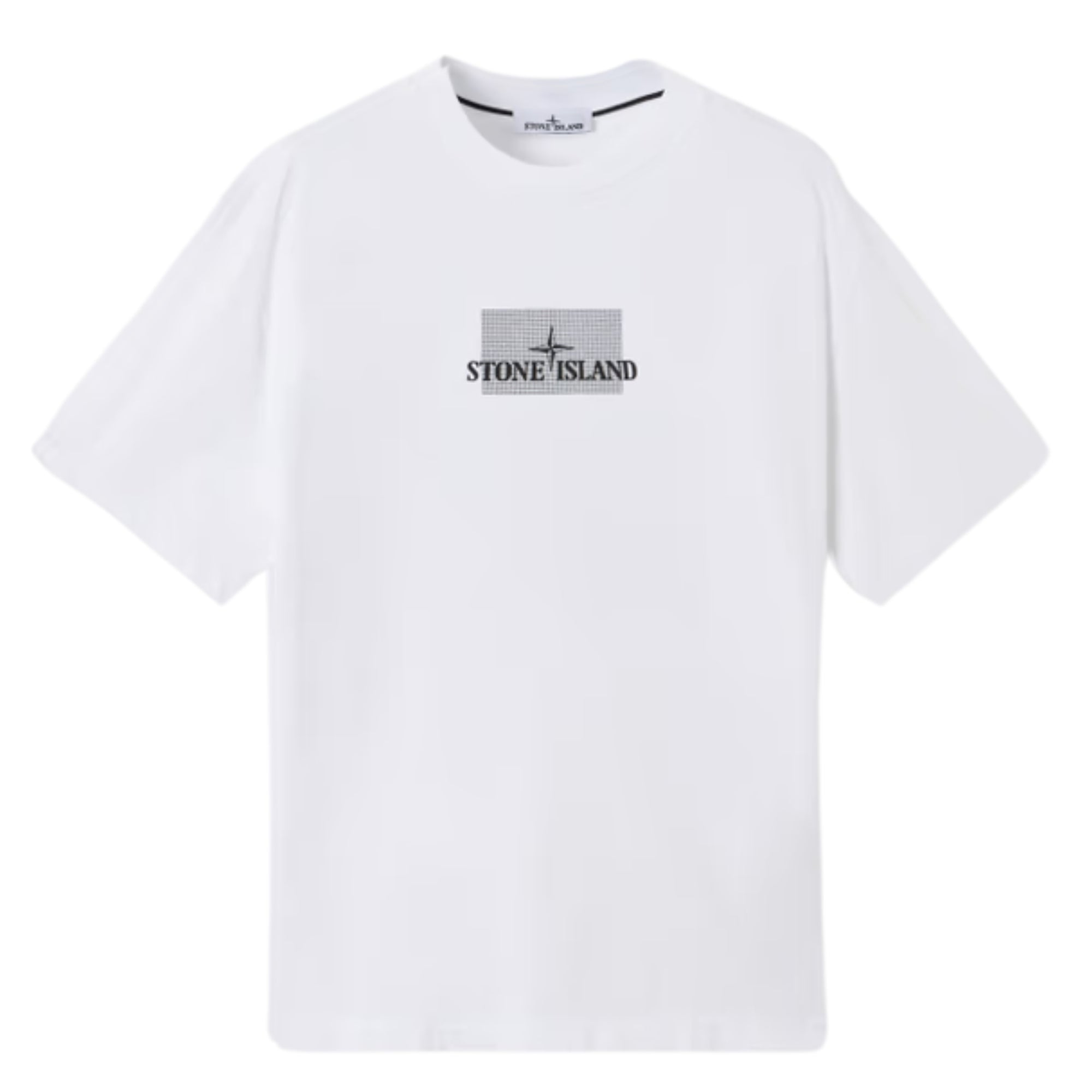 Stone Island T-Shirt Logo White-AL Capone Premium