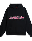 Acupuncture Hooded Sweater Black-Red-AL Capone Premium
