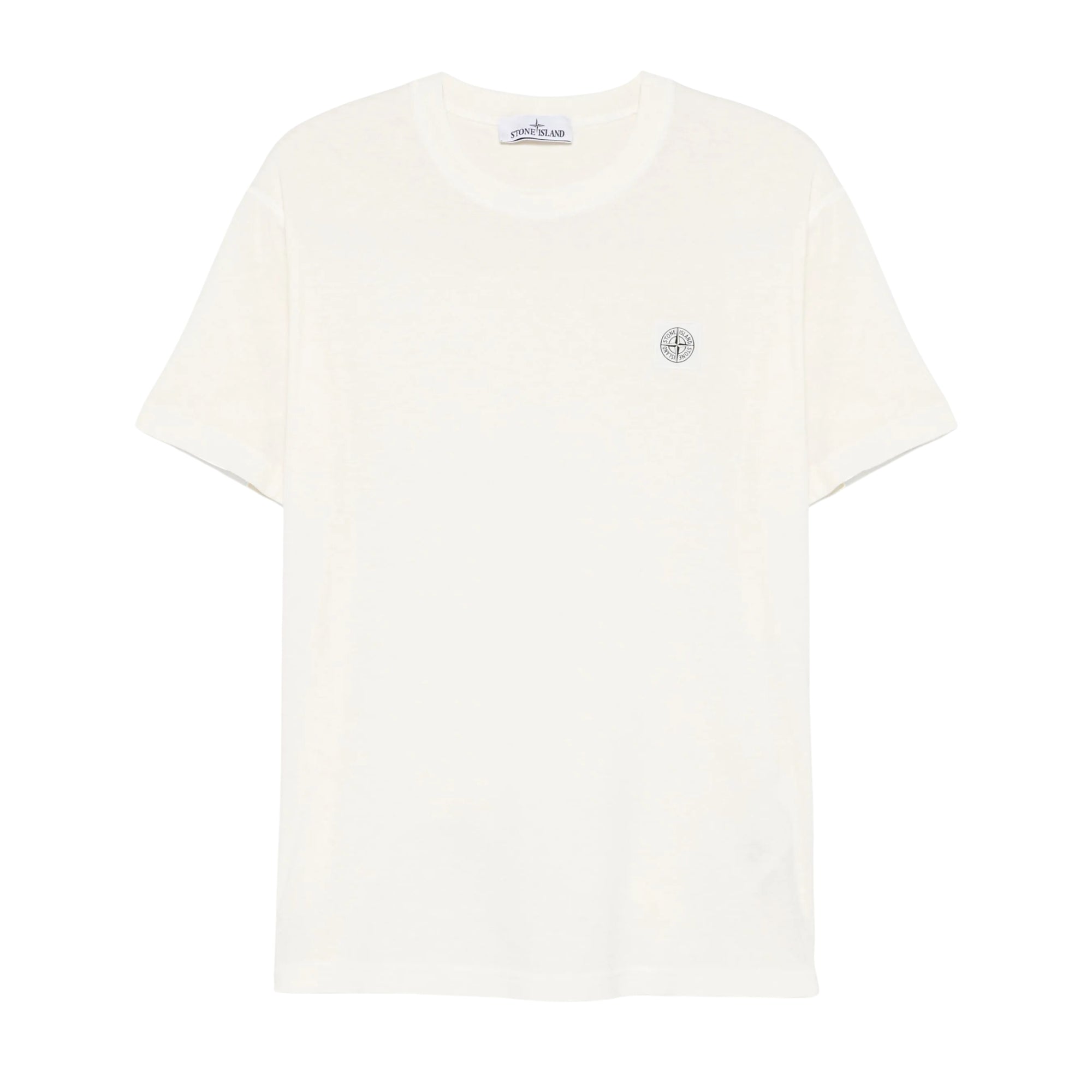 Stone Island T-Shirt Logo Cream-AL Capone Premium