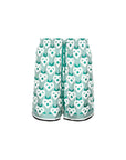 Casablanca Shorts Silk Heart Monogram Green-White-AL Capone Premium