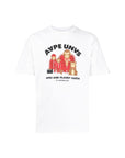 Aape T-Shirt Apes And The Planet Earth White-AL Capone Premium