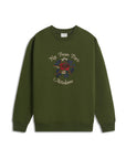 Drole De Monsieur Sweater Slogan Khaki