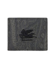 Etro Wallet Arnica And Leather Logo Grey-AL Capone Premium