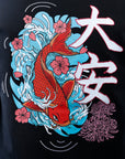 Capone T-Shirt Japan Koi Black-AL Capone Premium