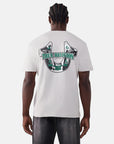 True Religion T-Shirt Abstract Denim Grey