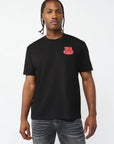 True Religion T-Shirt Burg Jet Black