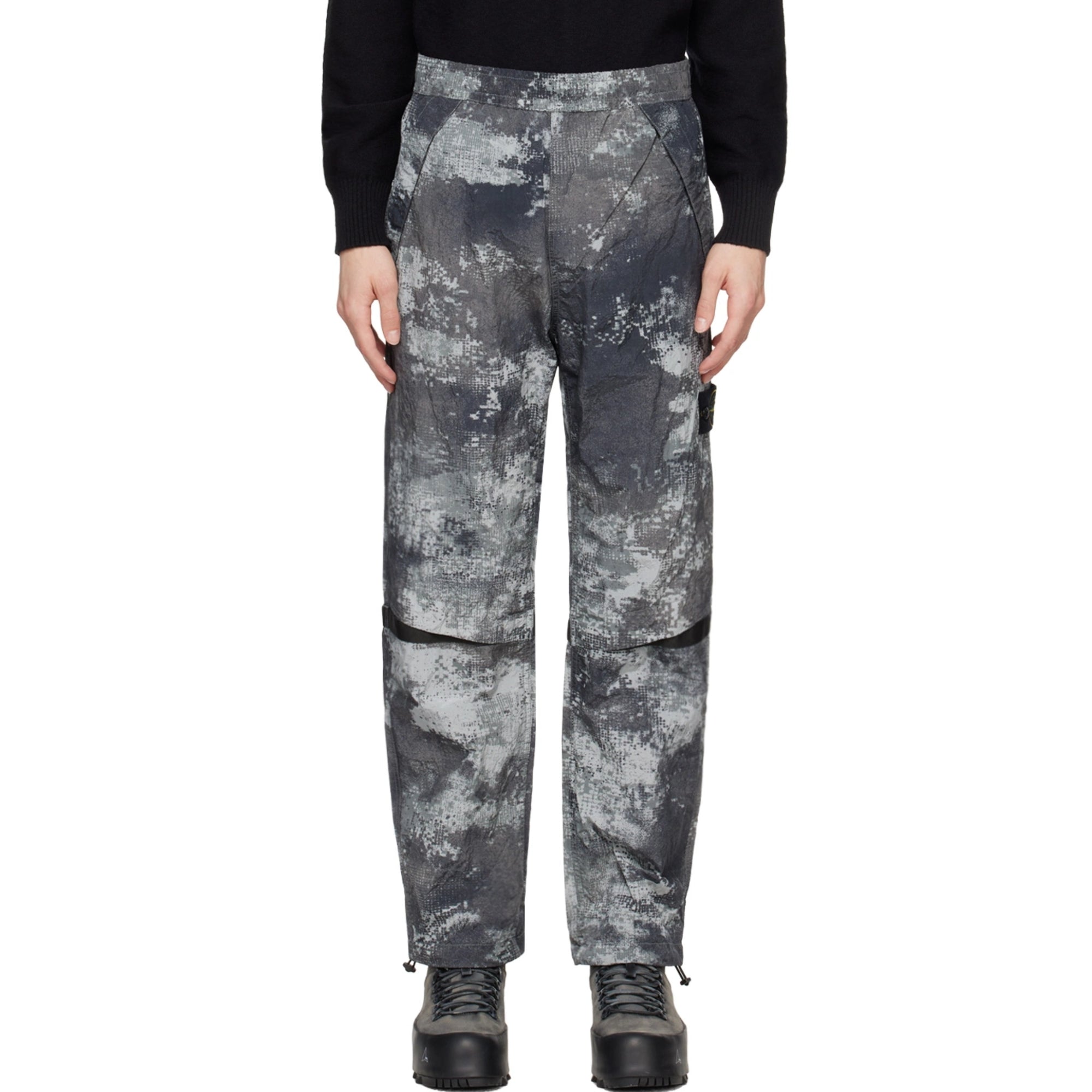 Stone Island Cargo Pants Camo Grey-White-AL Capone Premium
