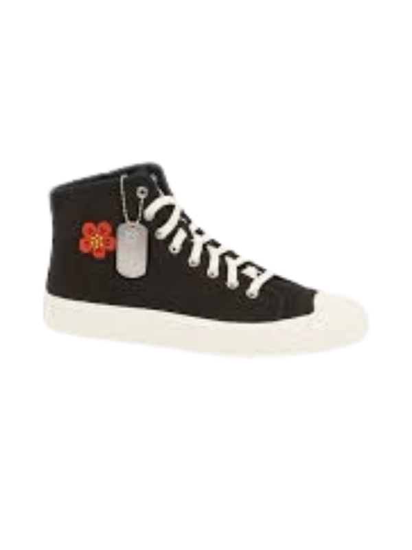 Kenzo Sneaker Boot Flower Logo Black - AL Capone PremiumFootwearSneakers978-64