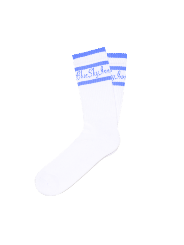 Blue Sky Inn Sock Logo White - AL Capone PremiumAccessoriesSocks1087-9